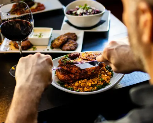Roasted Chicken with Corn